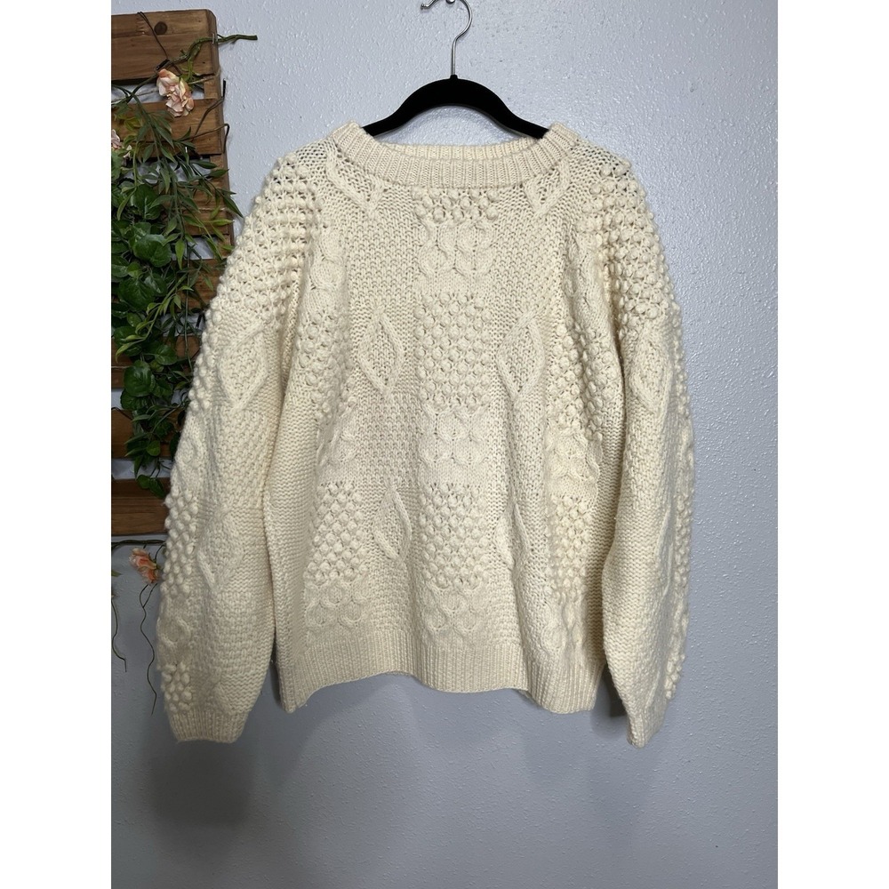 Vintage The Sharper Image Fisherman Sweater (2000s) Tagged size Large